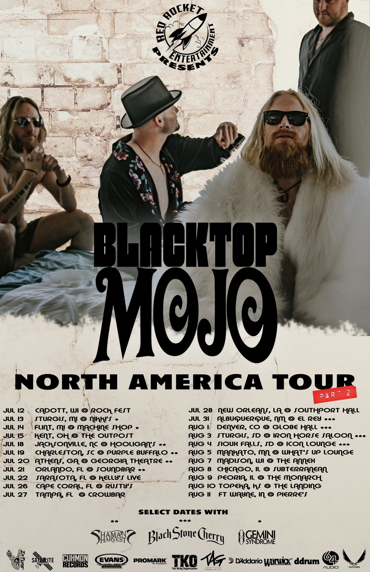 BLACKTOP MOJO Announce Second Leg Of North American Tour BraveWords
